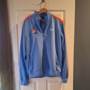 Nike Light Blue Jacket with Orange Stripes Sky Blue FC Merchandise